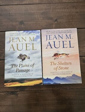 The Plains of Passage & The Shelters of Stone by Jean M Auel Paperback Bundle